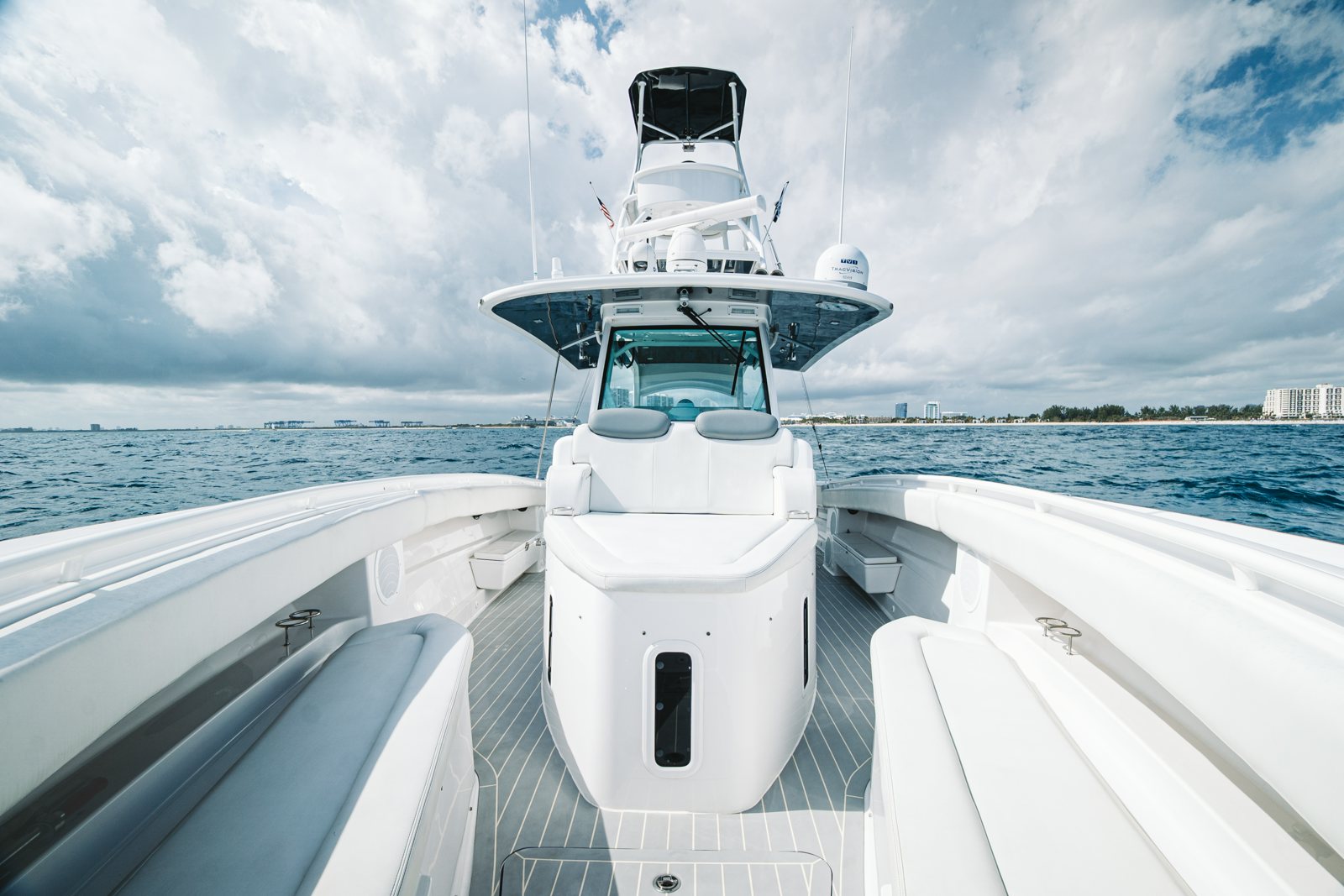 a boat on a body of water aboard RELAPSE Yacht for Sale