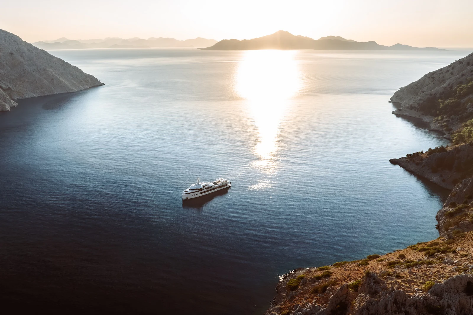 a boat on the water aboard AFTER YOU Yacht for Charter