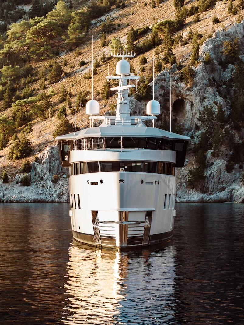 a boat on the water aboard AFTER YOU Yacht for Charter