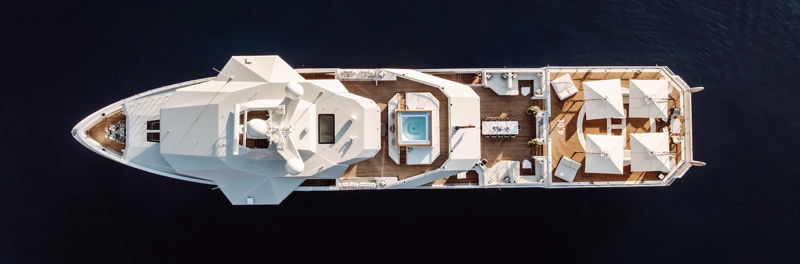 a model of a house aboard AFTER YOU Yacht for Charter