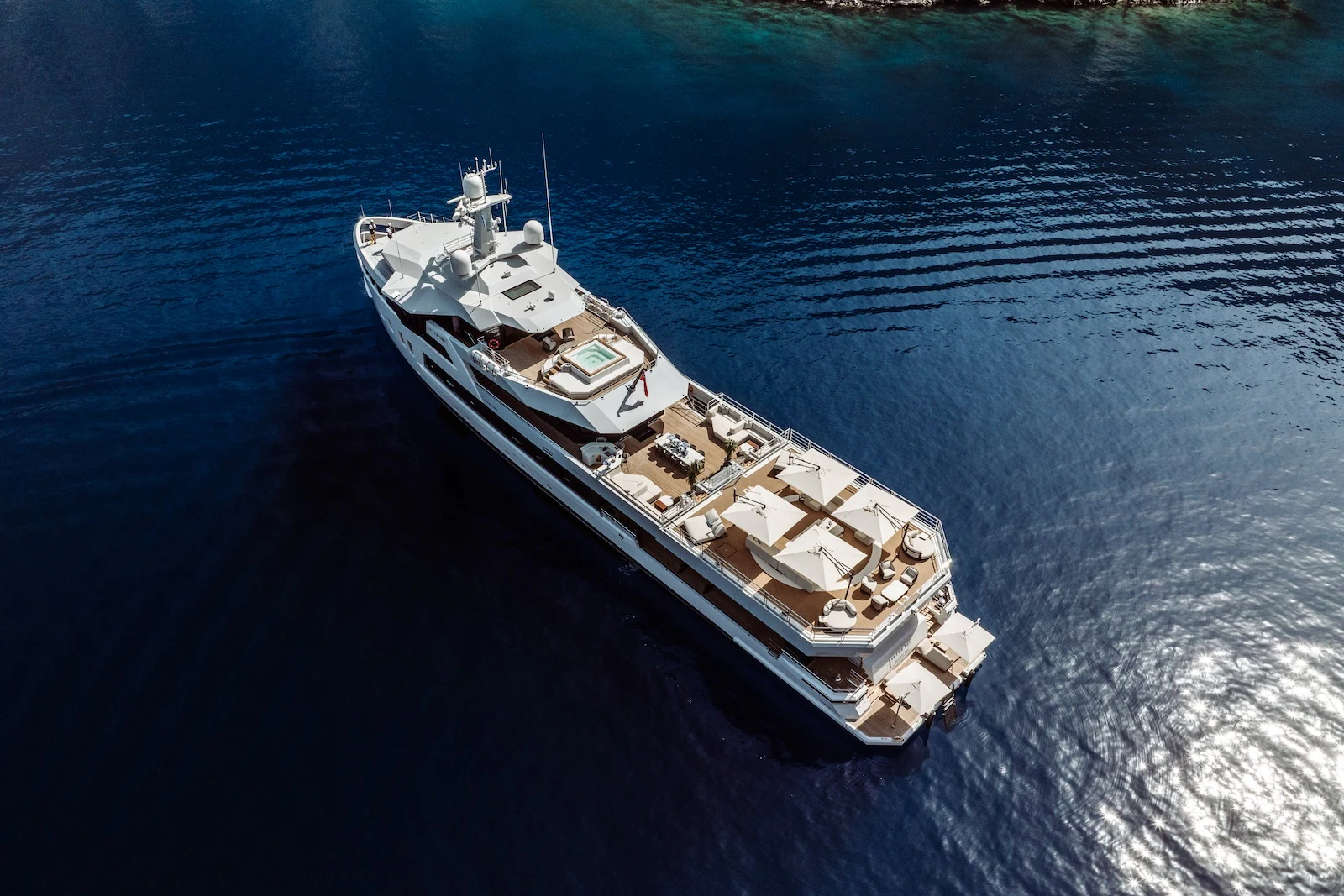 a ship in the water aboard AFTER YOU Yacht for Charter