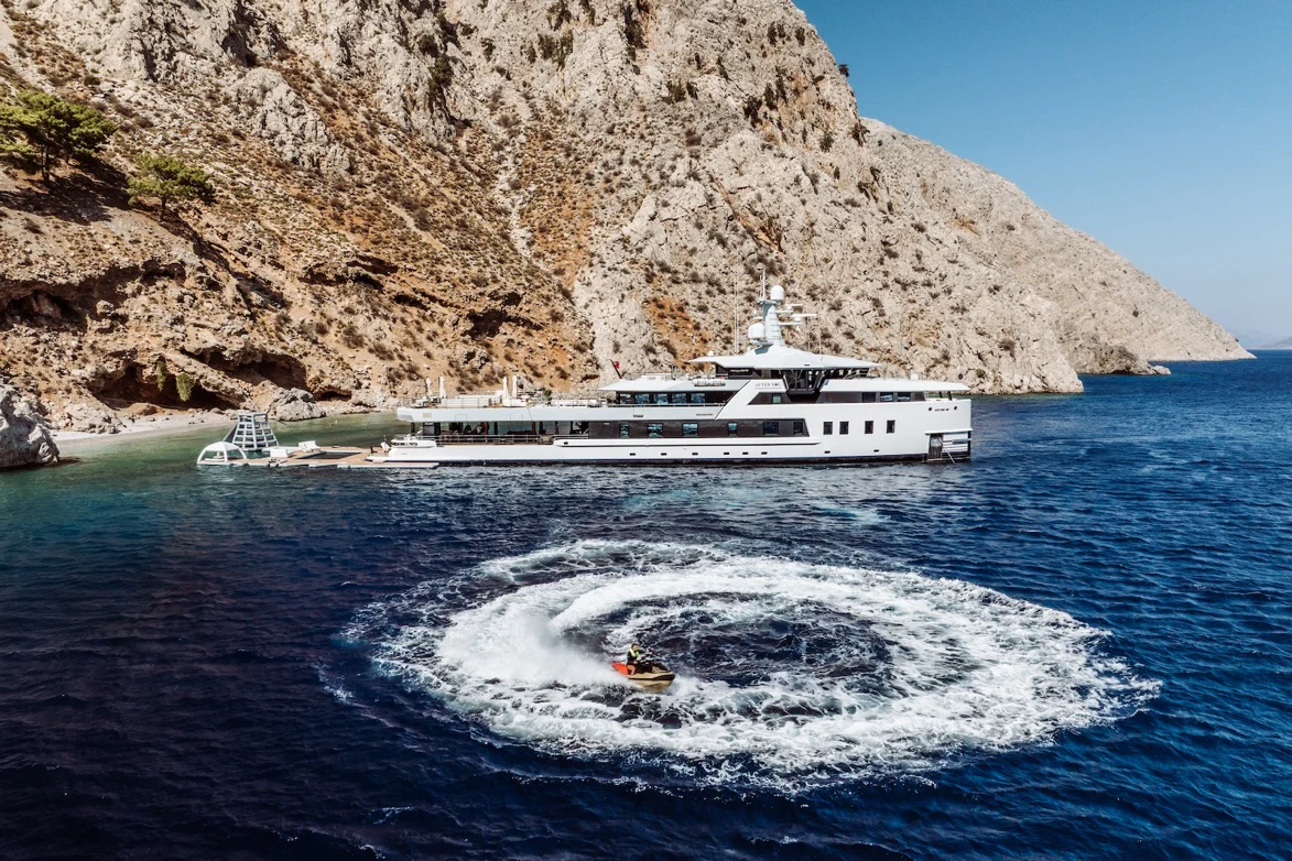 a boat on the water aboard AFTER YOU Yacht for Charter