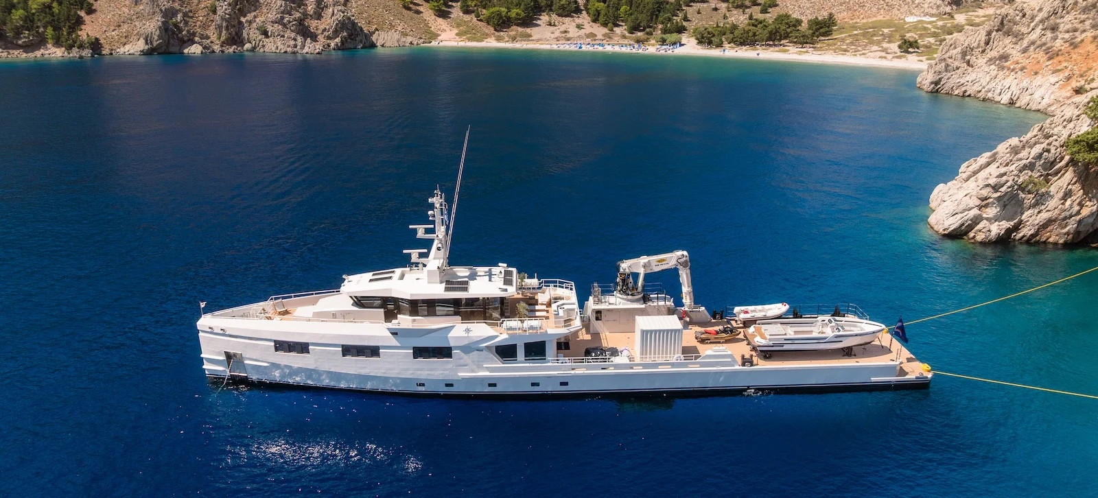 a boat on the water aboard AFTER YOU Yacht for Charter
