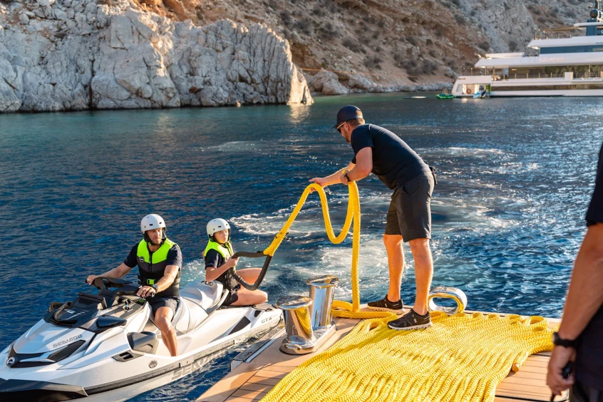 a group of people on a boat aboard AFTER YOU Yacht for Charter