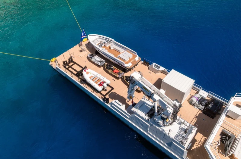 a boat on the water aboard AFTER YOU Yacht for Charter