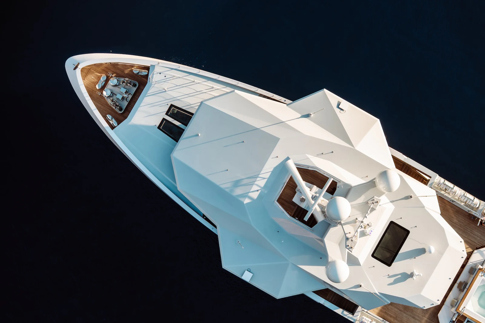 a satellite in space aboard AFTER YOU Yacht for Charter