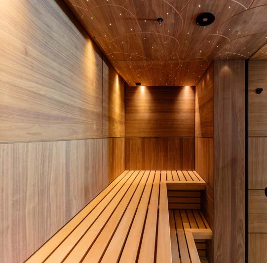 a wood room with a wood floor aboard AFTER YOU Yacht for Charter