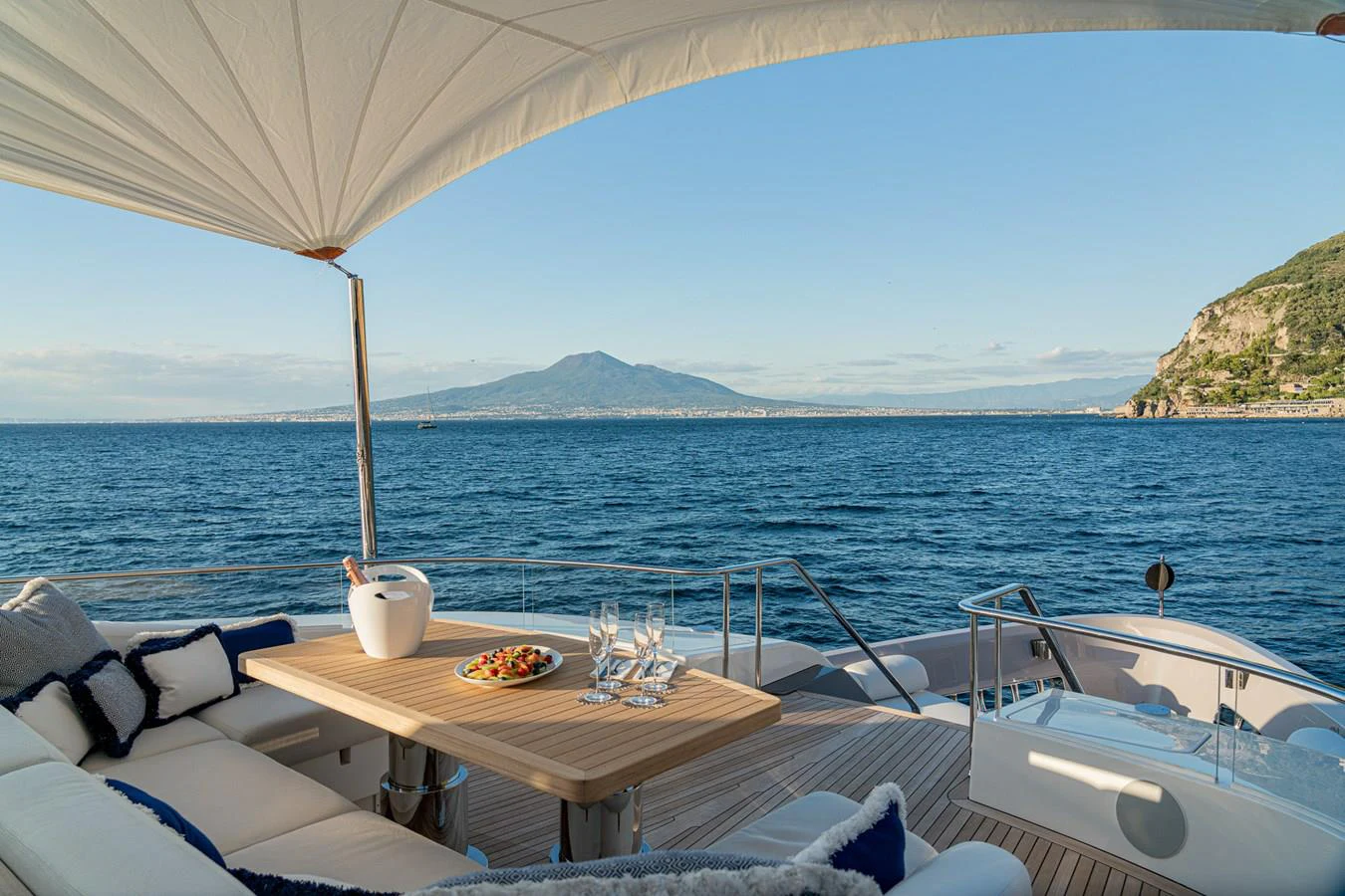 a boat on the water aboard INVICTUS Yacht for Sale