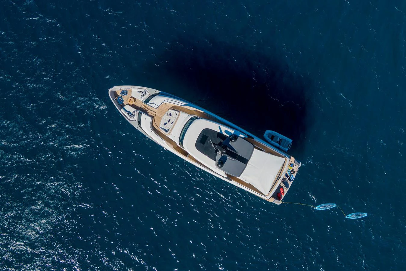 a satellite in space aboard INVICTUS Yacht for Sale