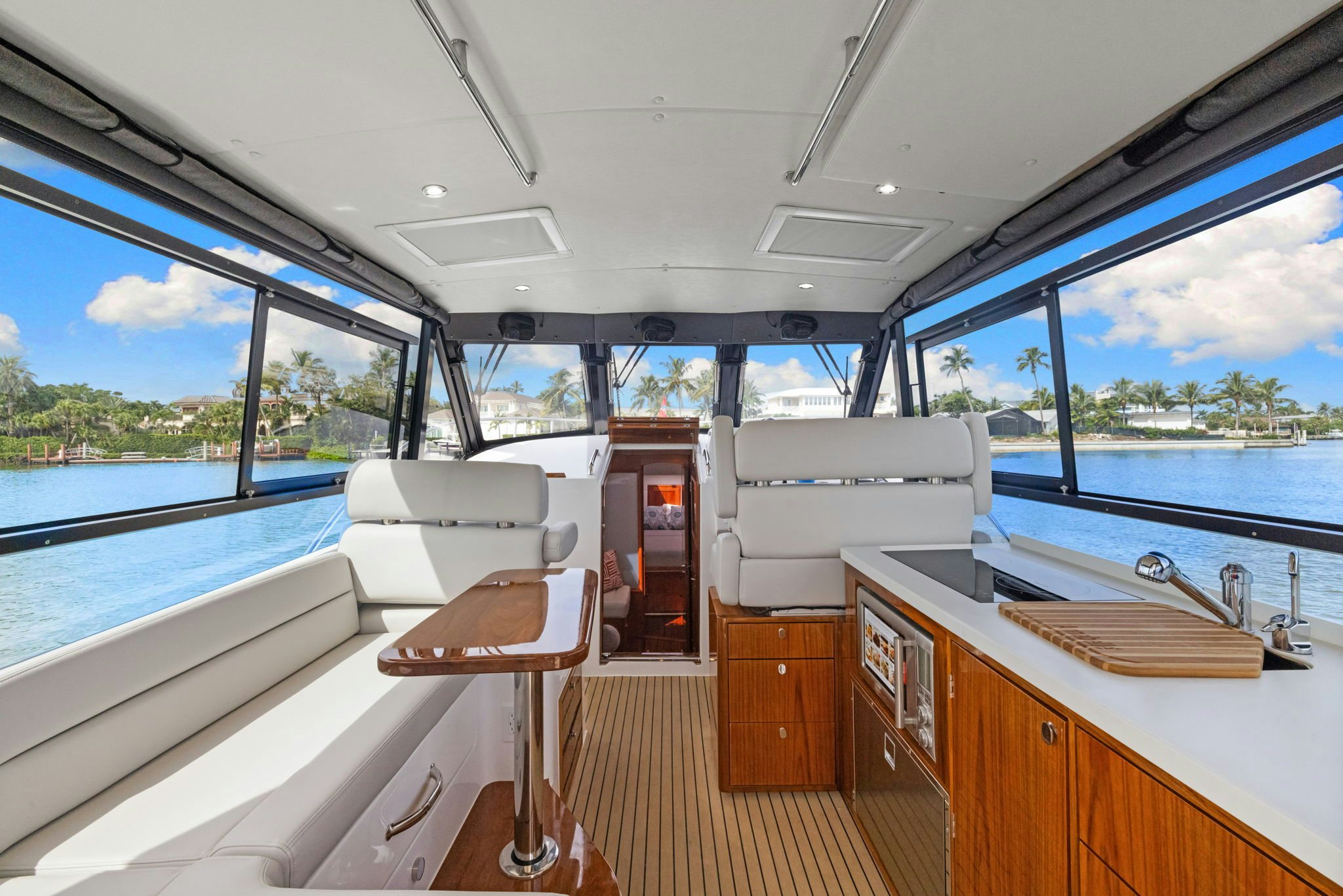 inside of a boat aboard ANNABELLE Yacht for Sale