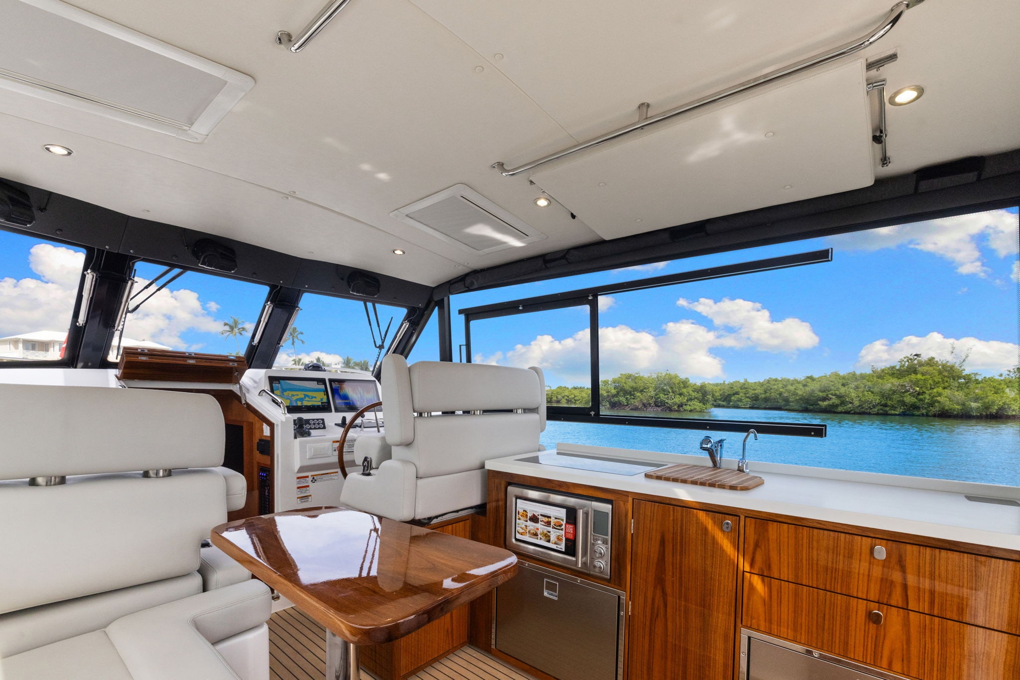 inside of a boat aboard ANNABELLE Yacht for Sale