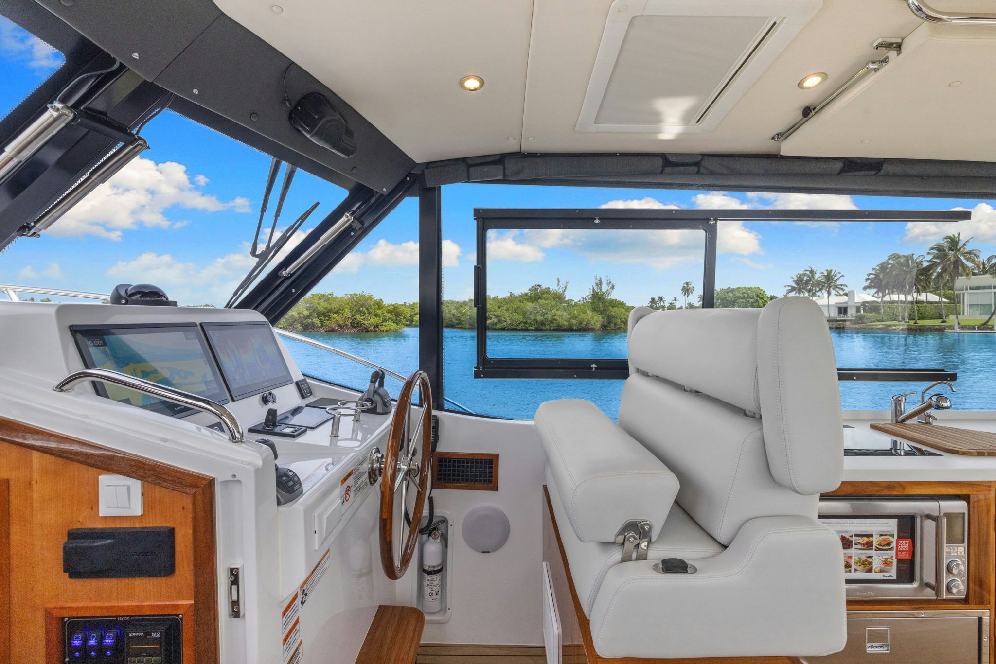 inside of a boat aboard ANNABELLE Yacht for Sale