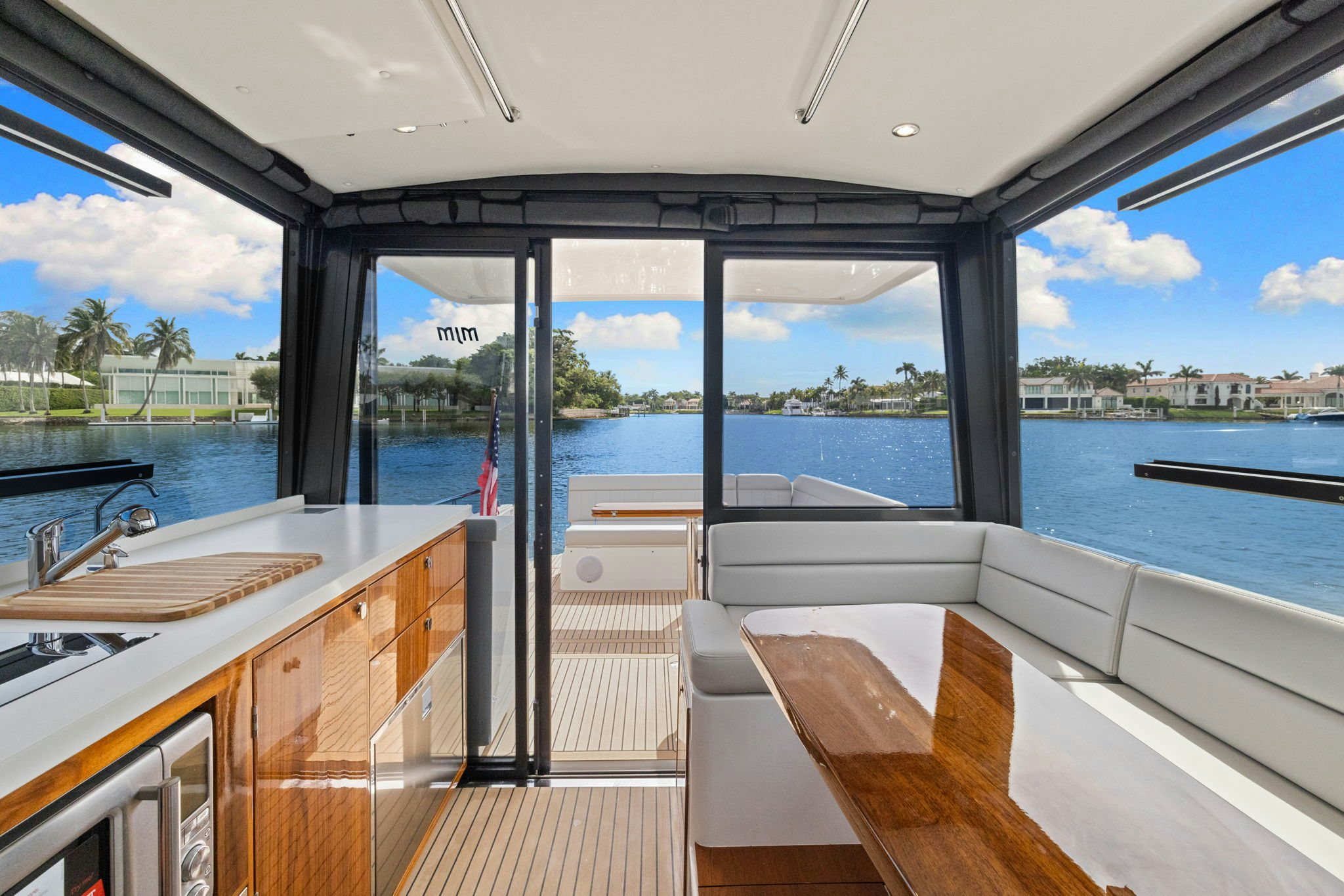 a boat on the water aboard ANNABELLE Yacht for Sale
