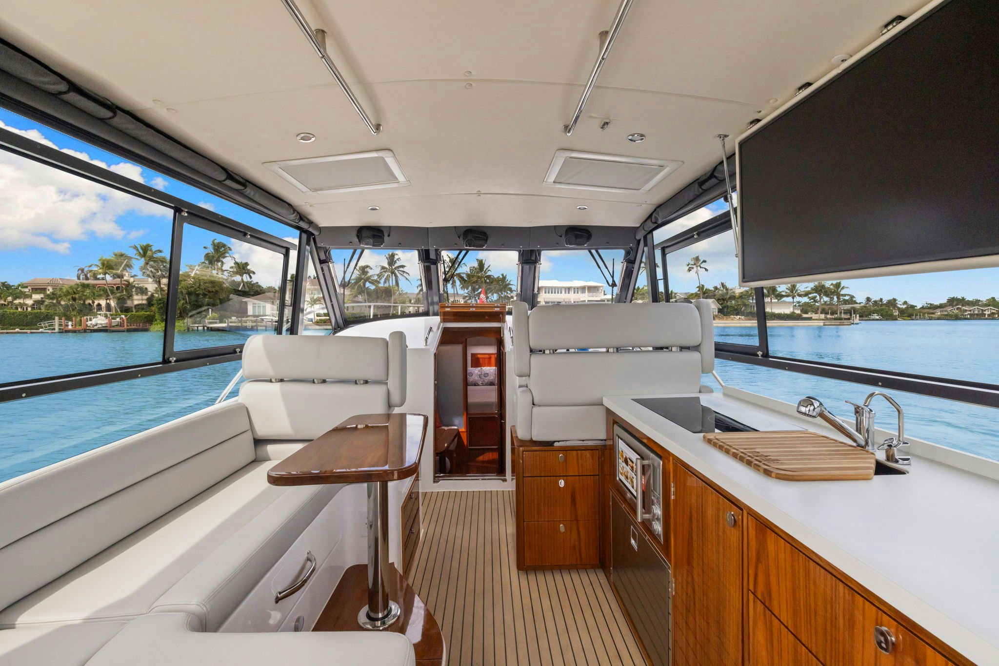 inside of a boat aboard ANNABELLE Yacht for Sale