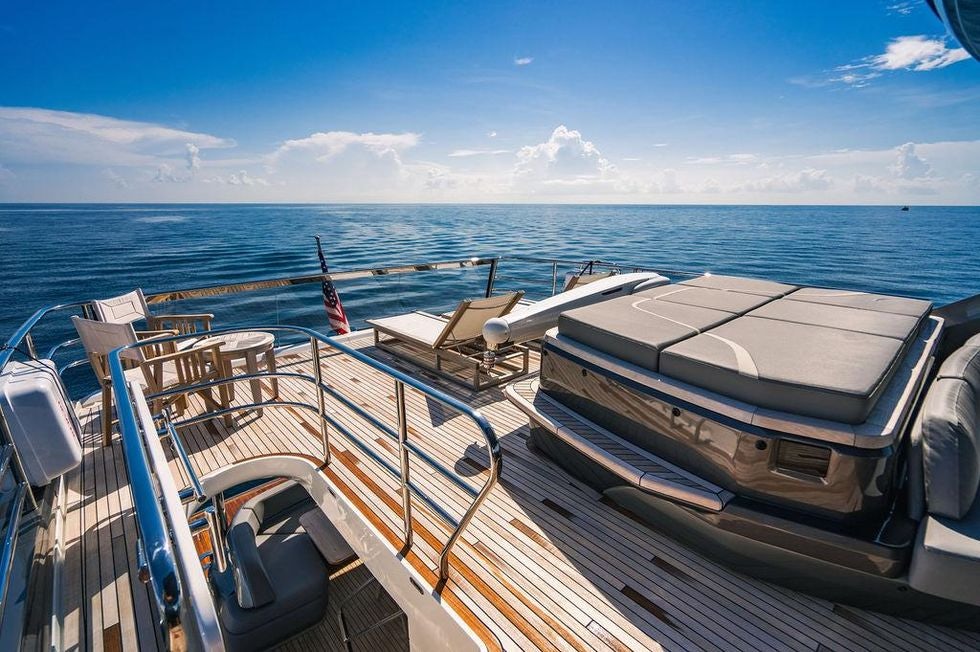 a boat on the water aboard GYPZY Yacht for Charter