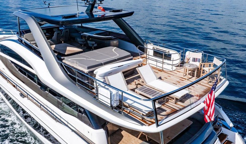 a boat on the water aboard GYPZY Yacht for Charter