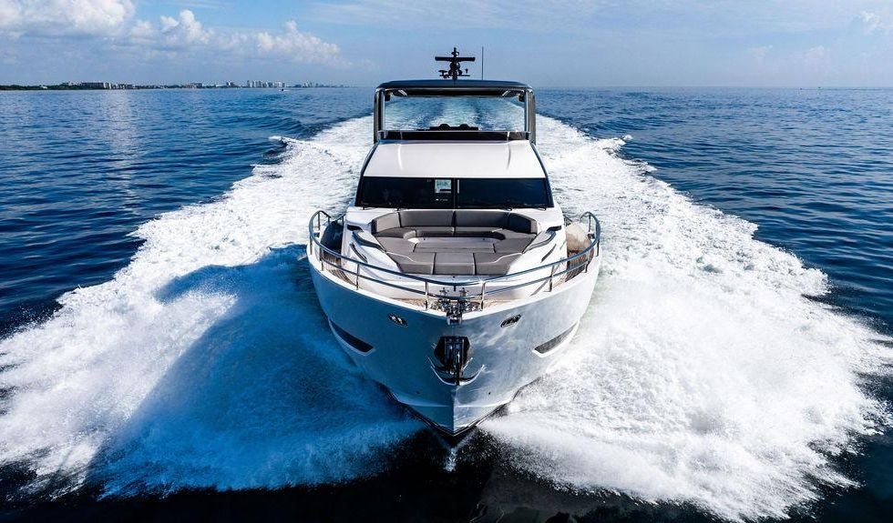 a boat on the water aboard GYPZY Yacht for Charter