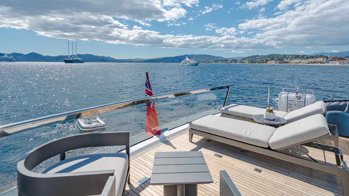 a boat on the water aboard GYPZY Yacht for Charter