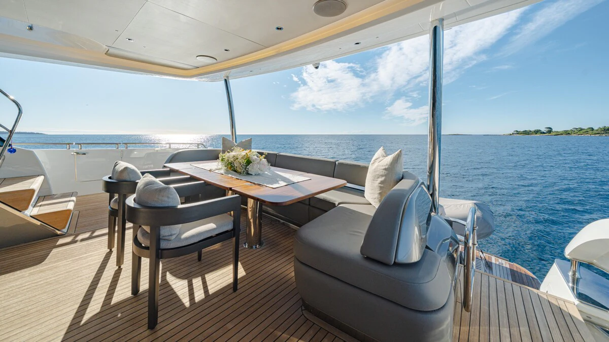 a boat on the water aboard GYPZY Yacht for Charter