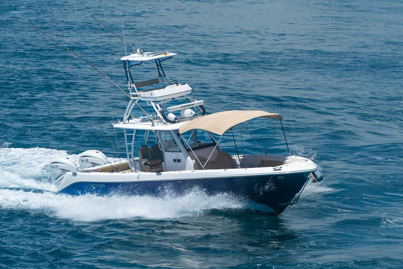 a boat on the water aboard LOVE ME TENDER Yacht for Sale