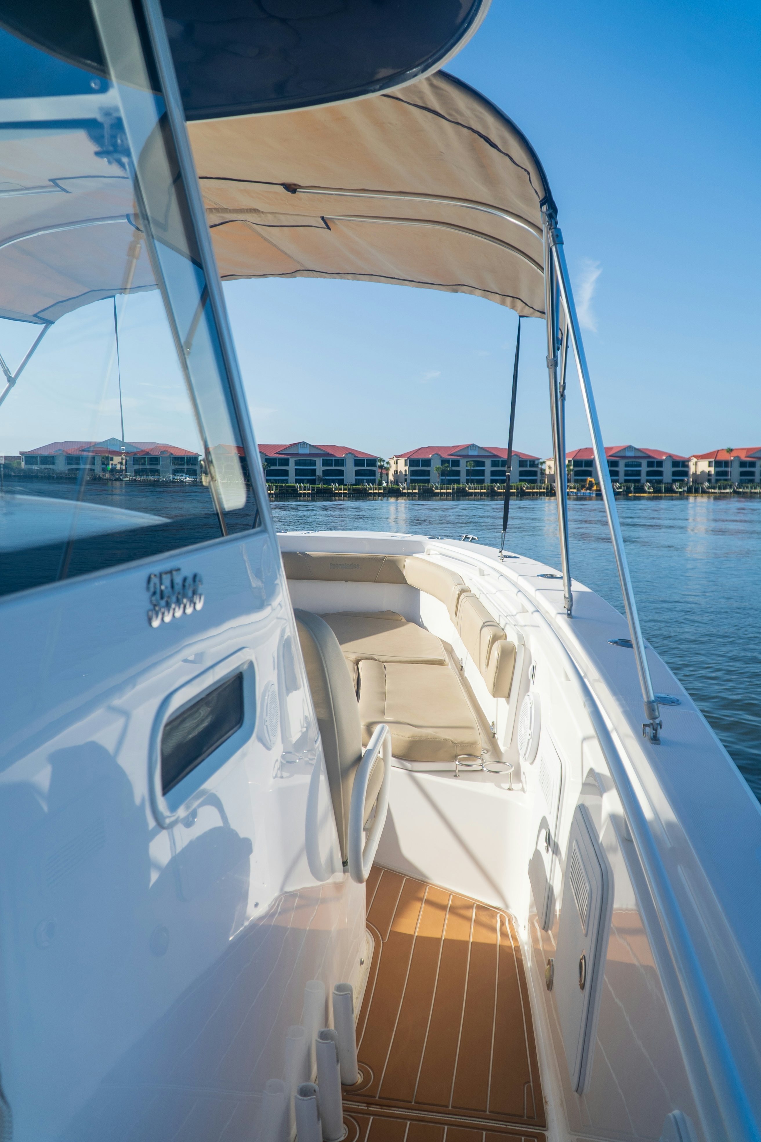 a boat on the water aboard LOVE ME TENDER Yacht for Sale