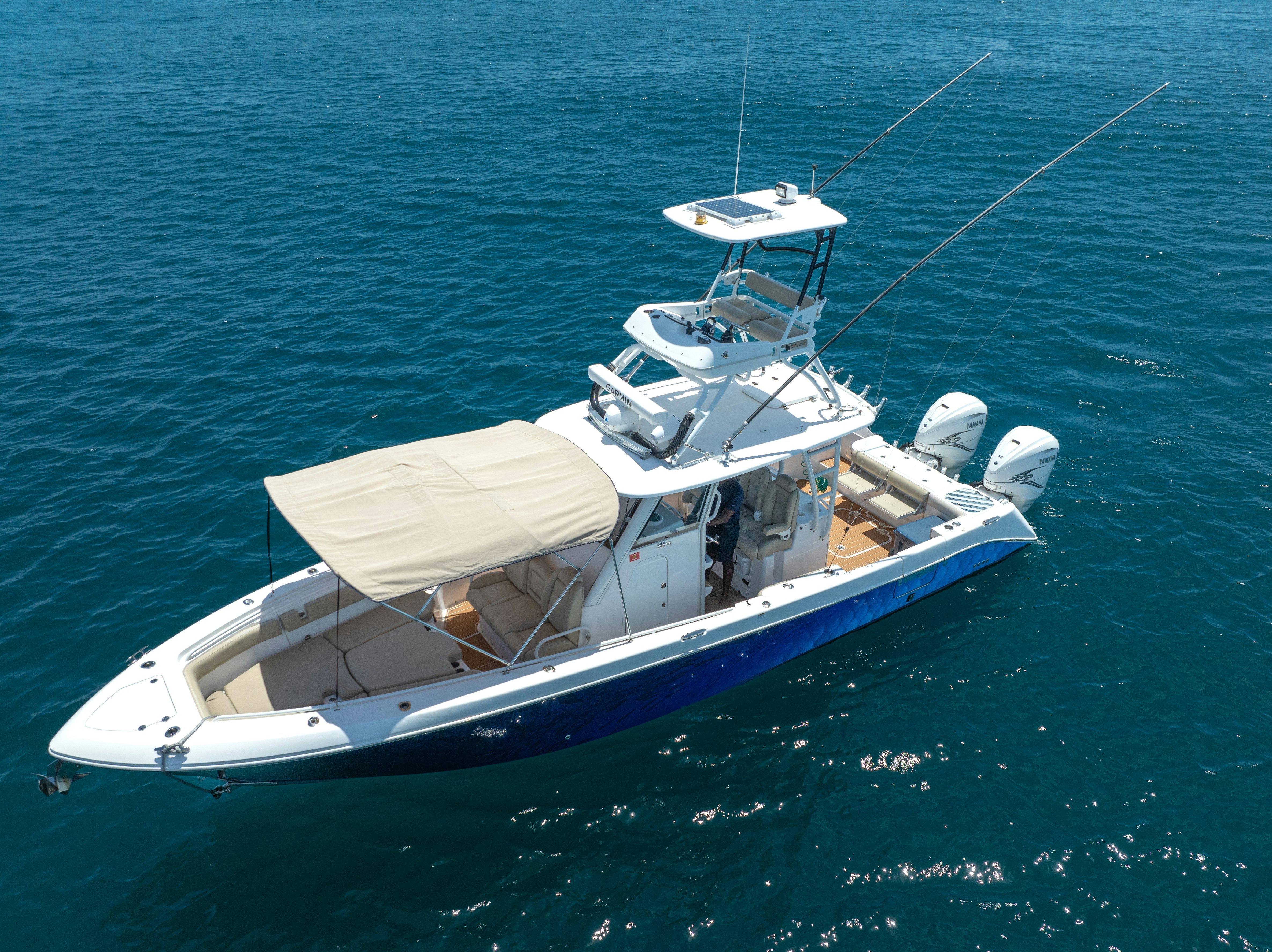 a boat on the water aboard LOVE ME TENDER Yacht for Sale