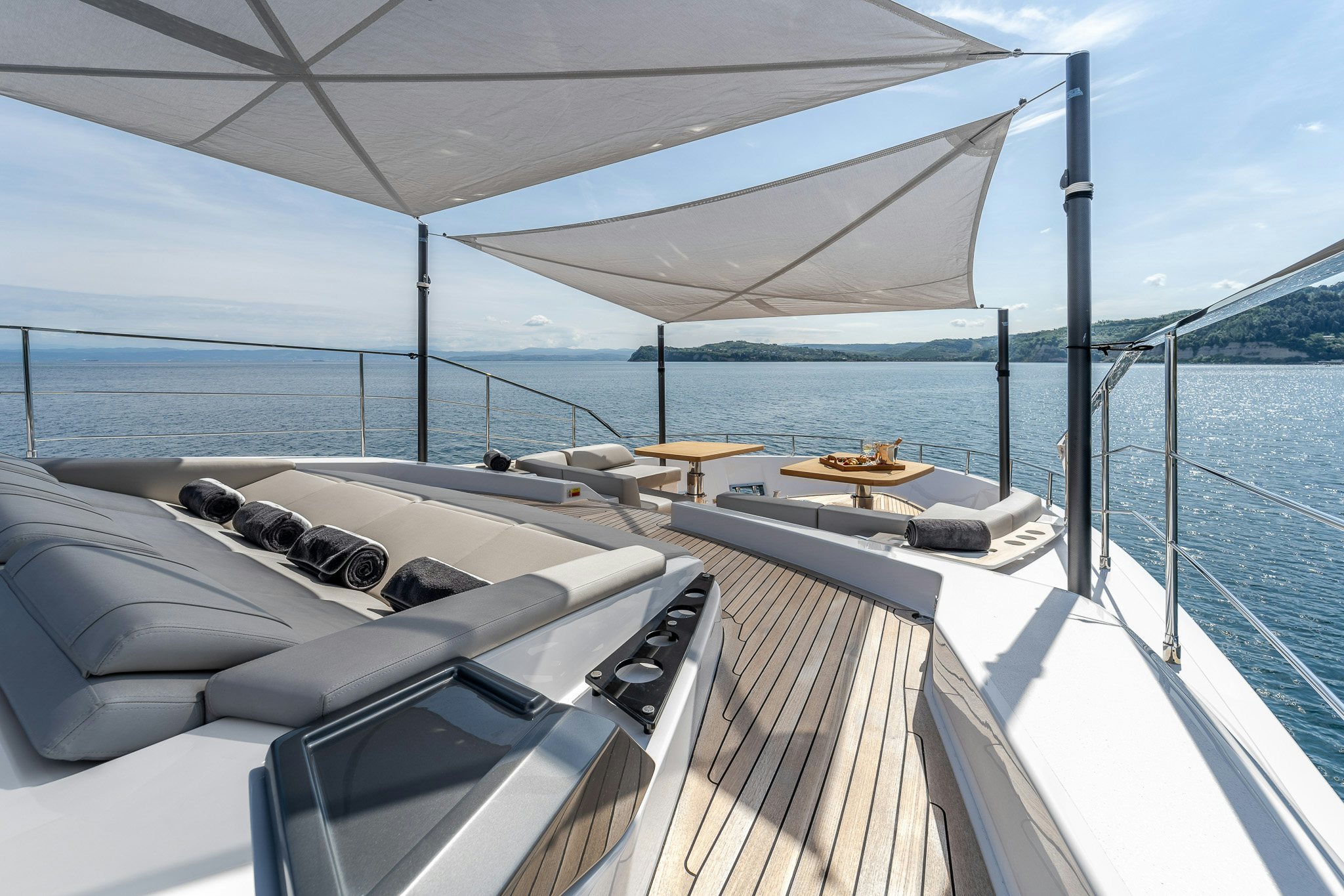 a boat on the water aboard ISOTTA Yacht for Sale