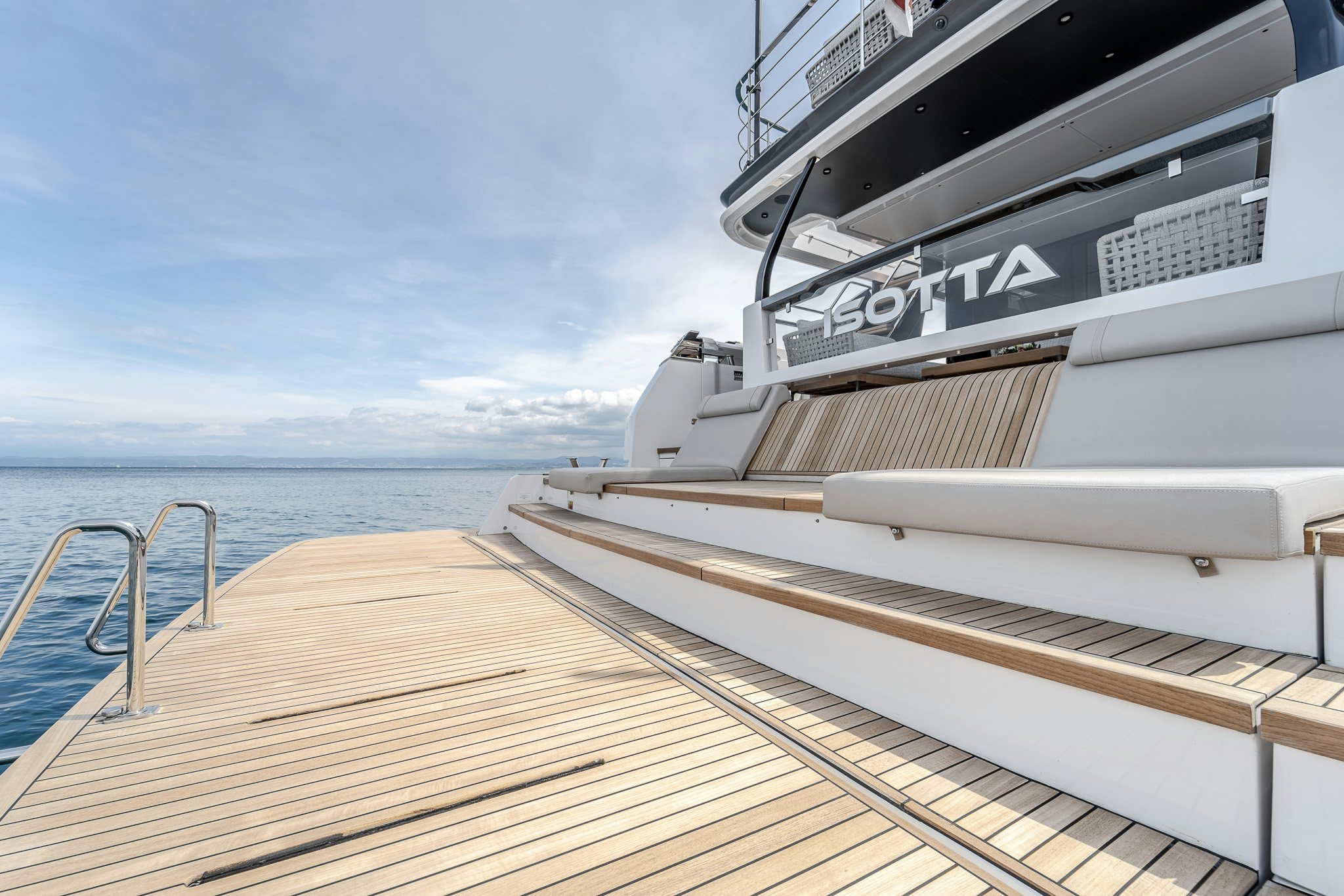 a boat on the water aboard ISOTTA Yacht for Sale