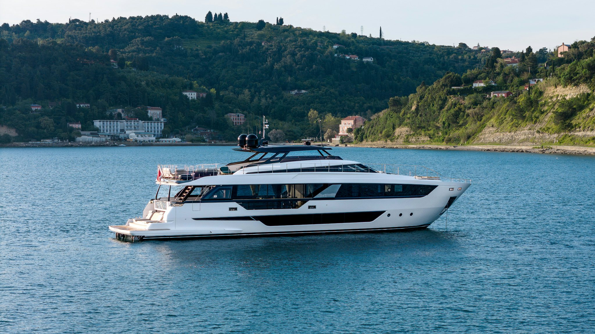 a boat on the water aboard ISOTTA Yacht for Sale