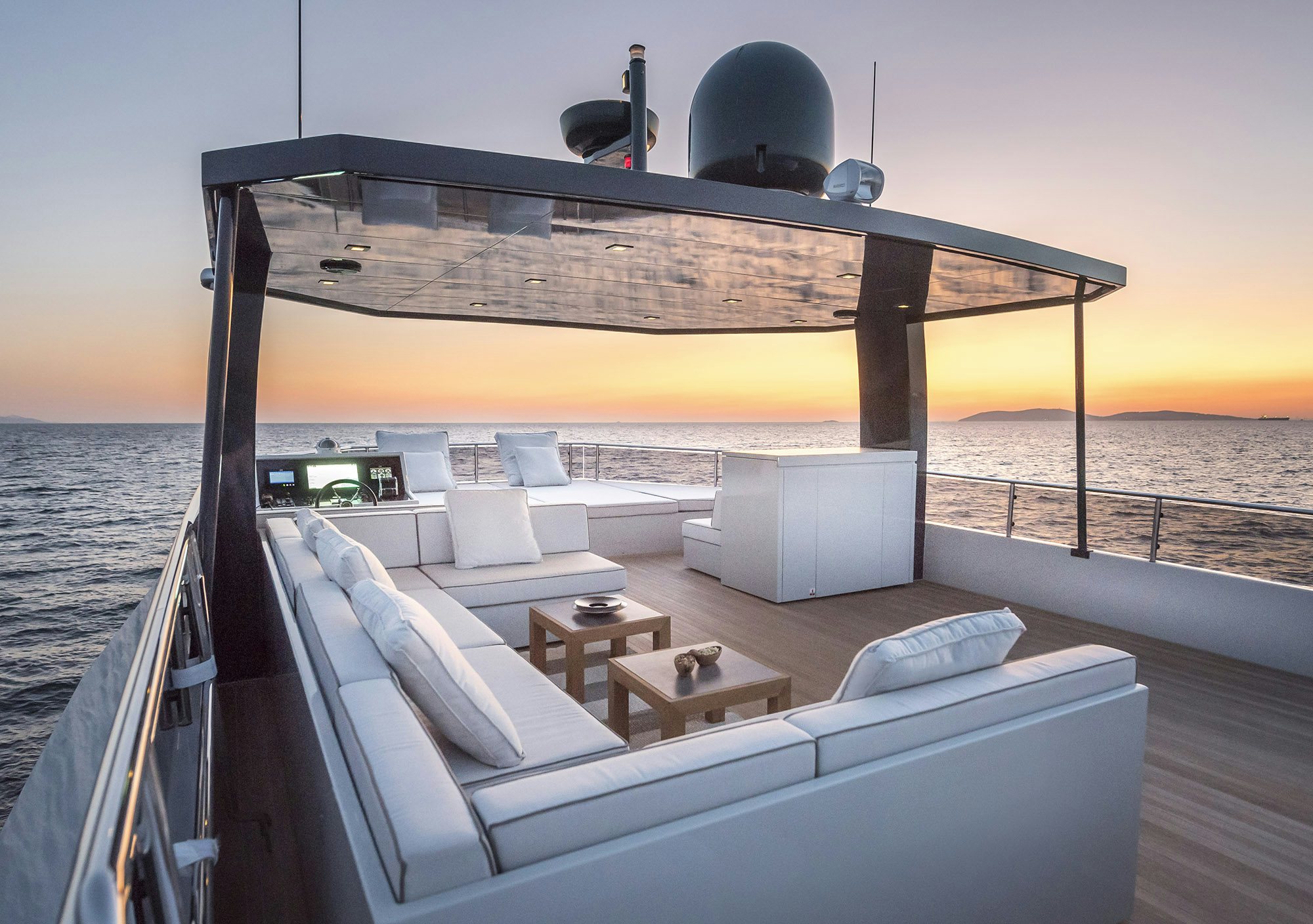 a boat on the water aboard IGUAZU Yacht for Sale