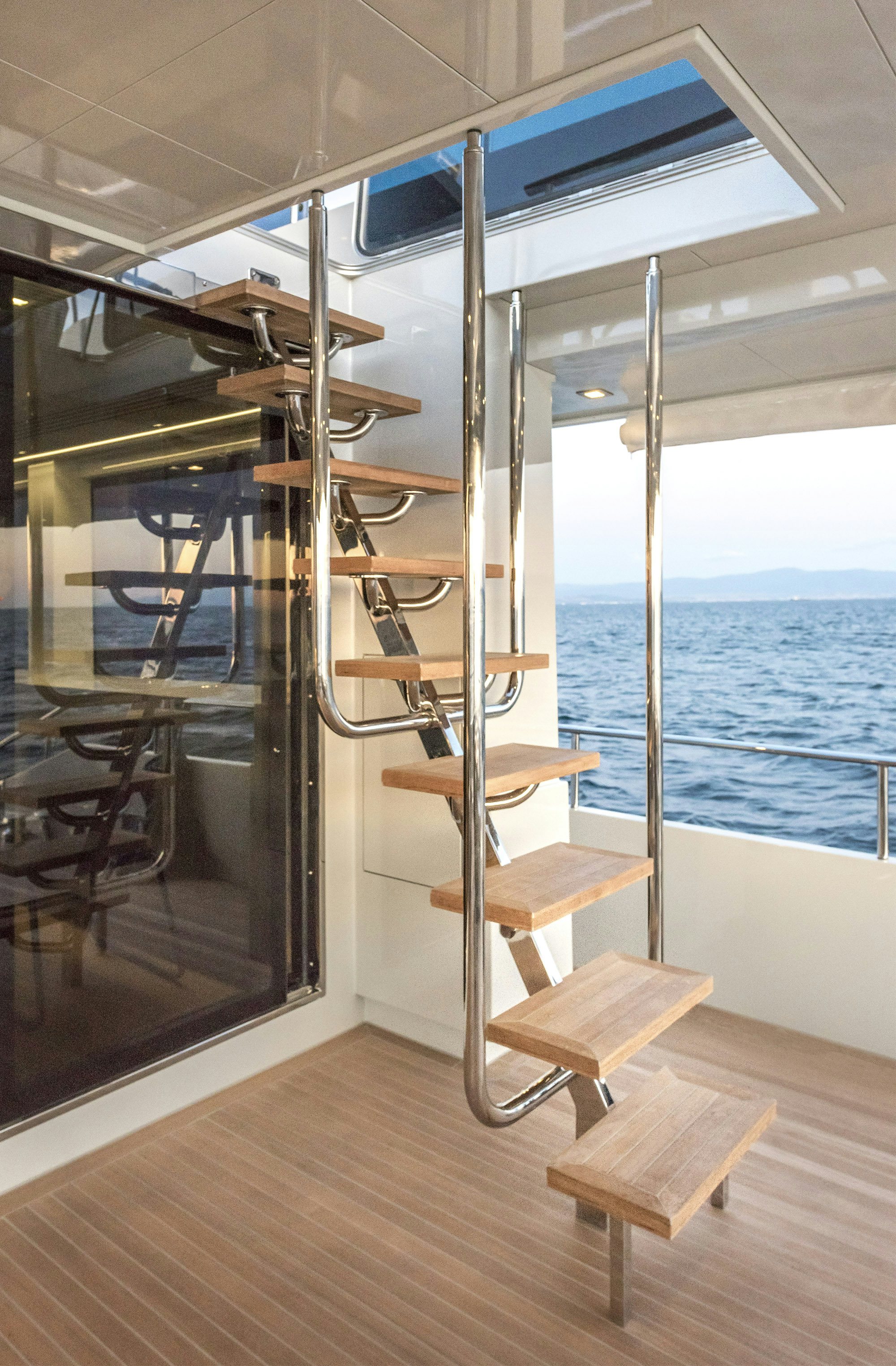 a boat on the water aboard IGUAZU Yacht for Sale