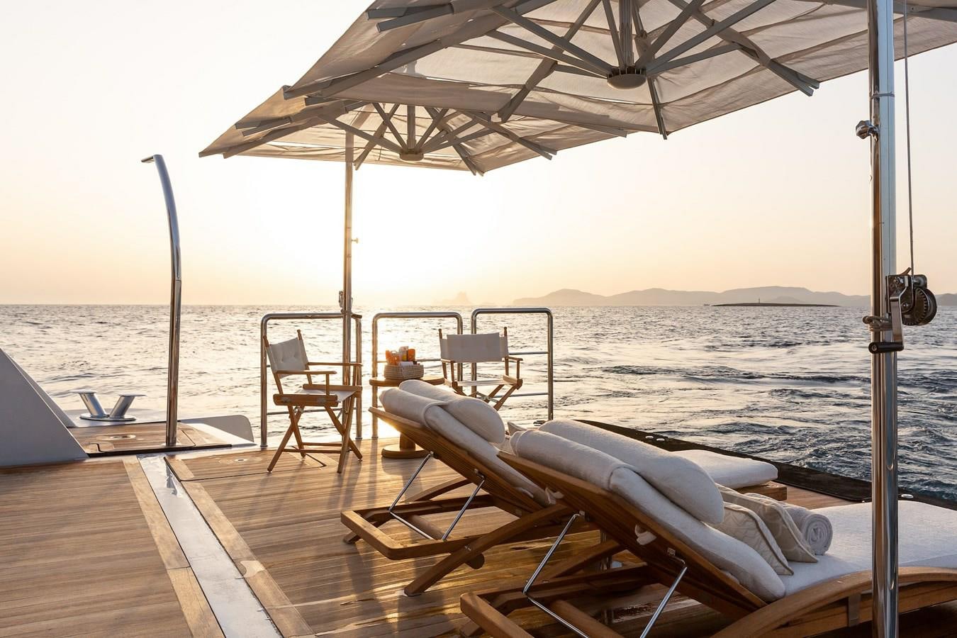 a boat on the water aboard SAMURAI Yacht for Sale