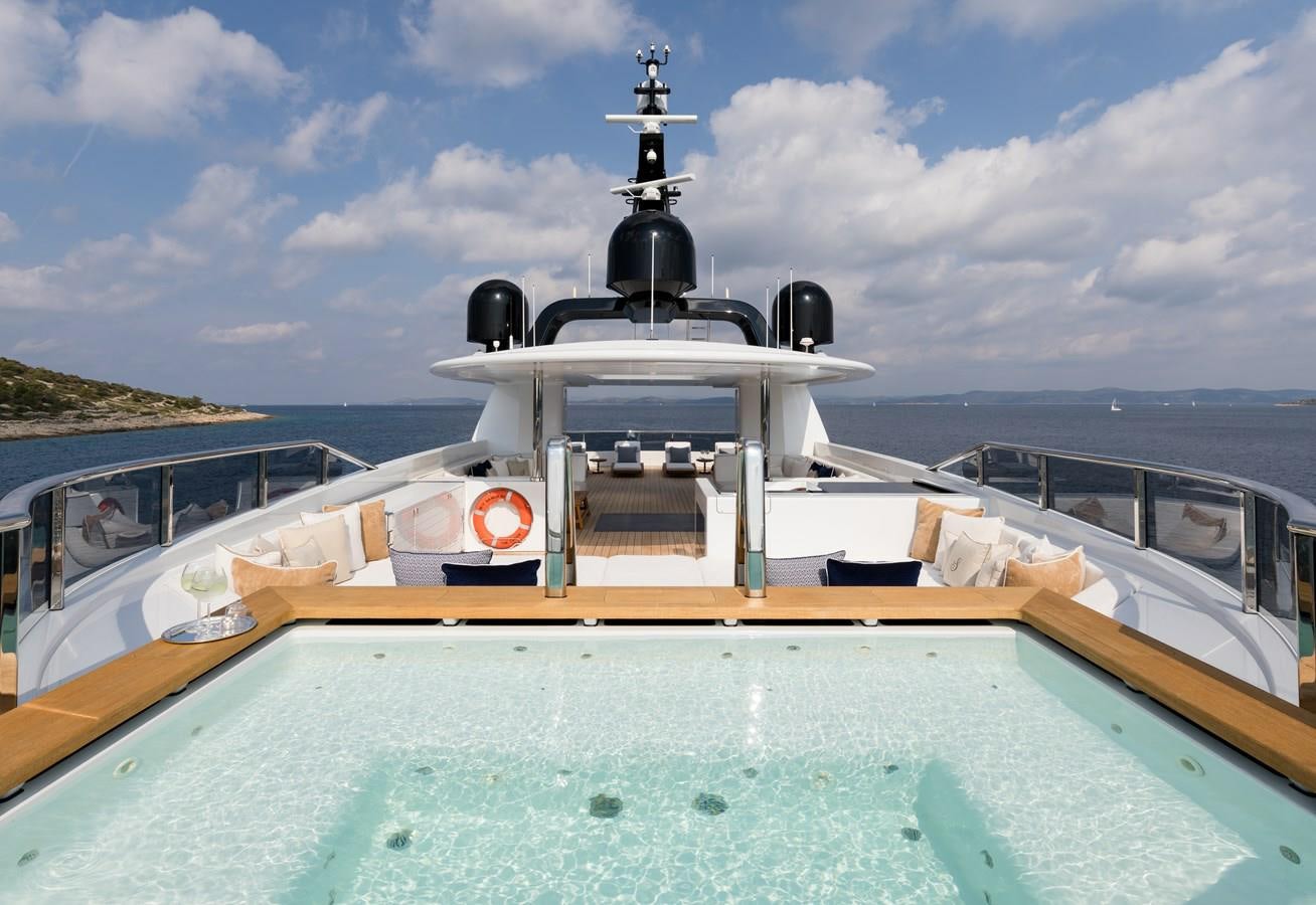 a boat on the water aboard SAMURAI Yacht for Sale