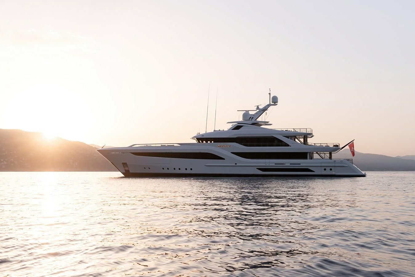 a boat in the water aboard SOMNIUM Yacht for Sale