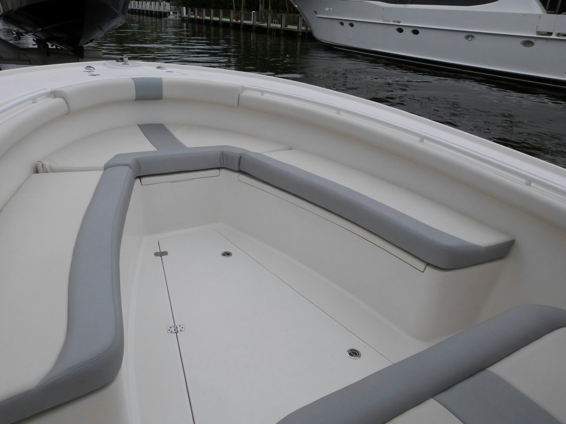 a white boat with a white sail aboard T/t sally jo Yacht for Sale