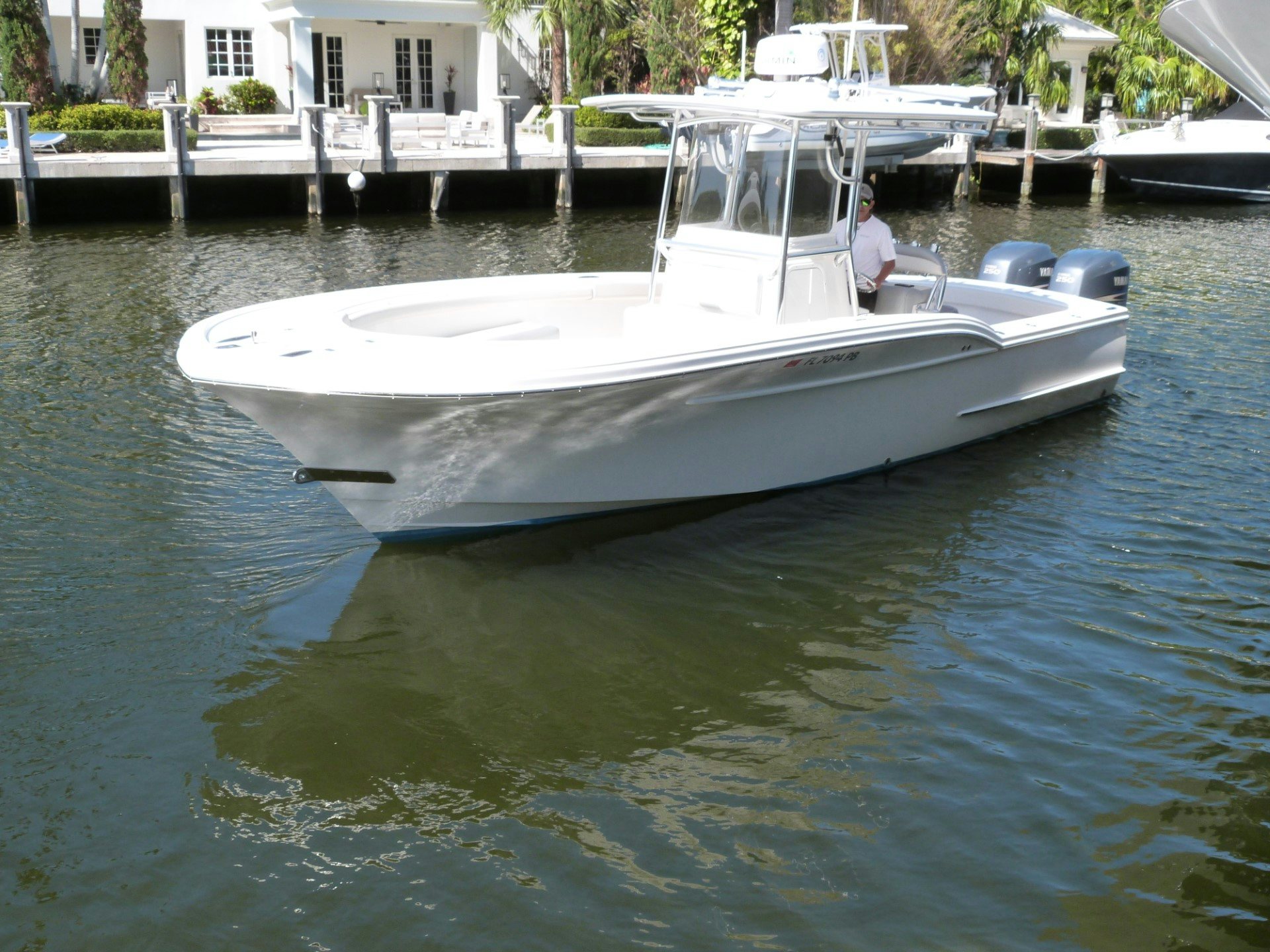 a person sitting on a boat aboard T/t sally jo Yacht for Sale