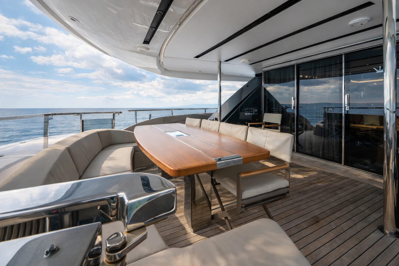 a boat on the water aboard ZALANKA Yacht for Sale