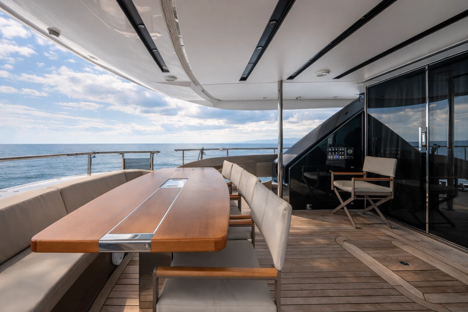 a boat on a deck aboard ZALANKA Yacht for Sale