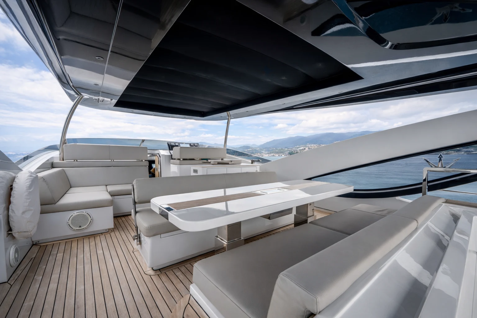 a boat with a deck and a deck aboard ZALANKA Yacht for Sale