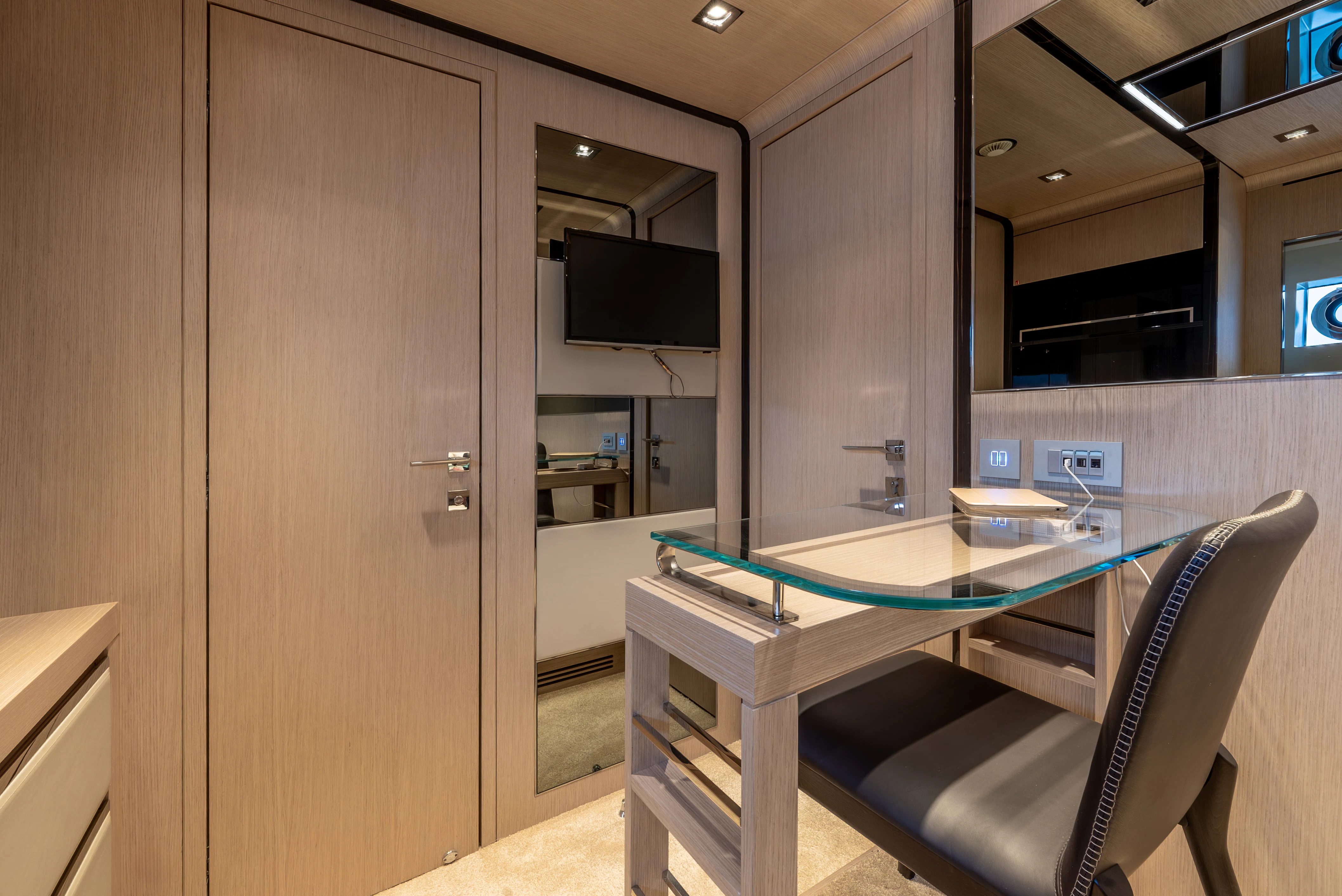 a pool table in a room aboard ZALANKA Yacht for Sale