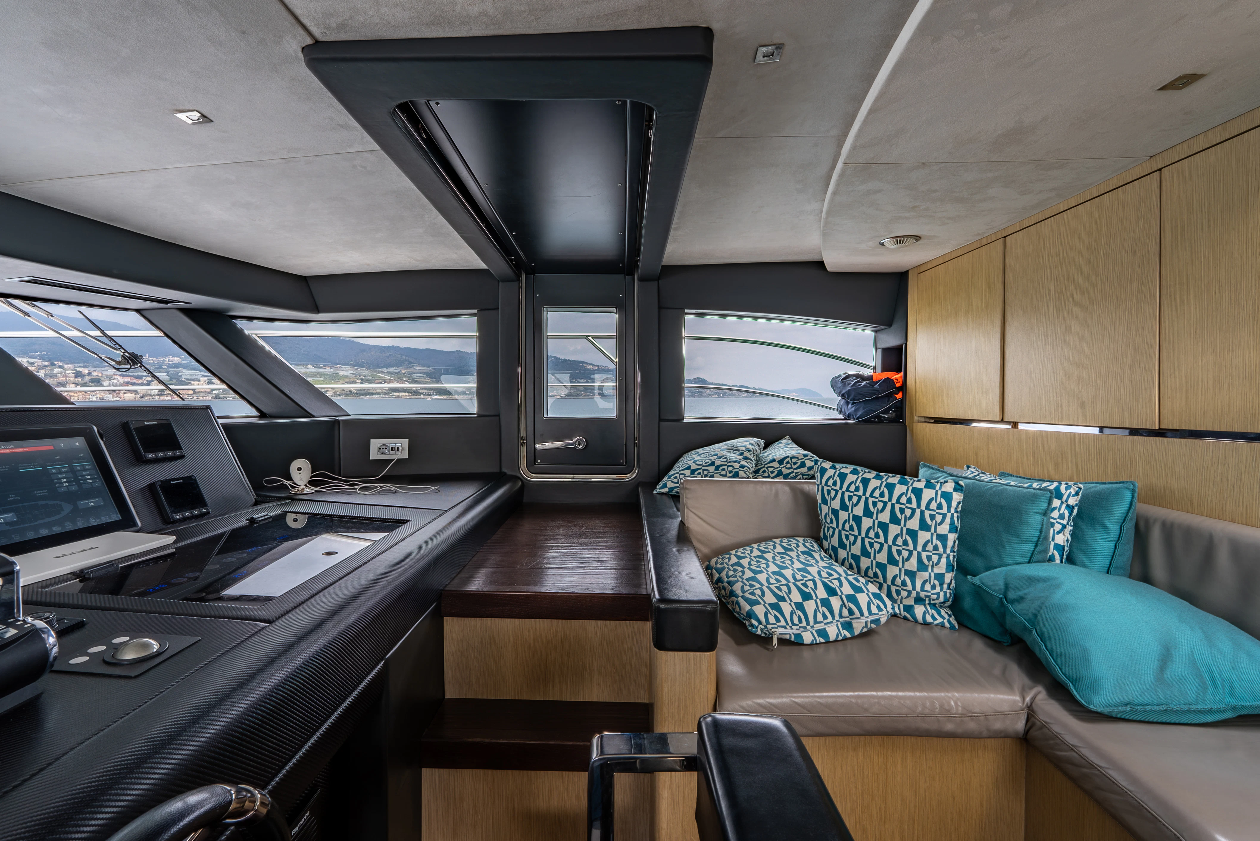 inside of a boat aboard ZALANKA Yacht for Sale
