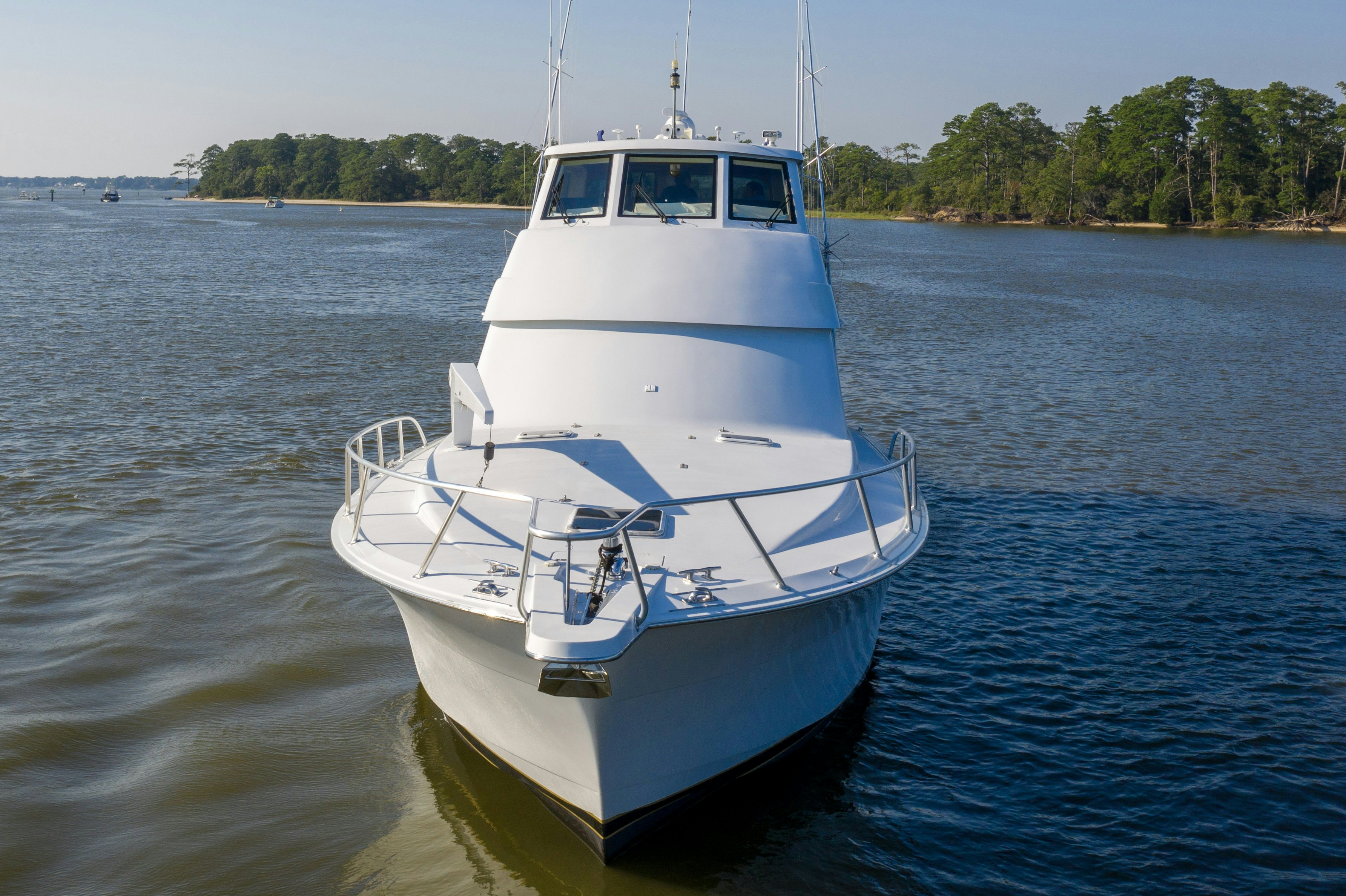 a boat on the water aboard SONORA Yacht for Sale