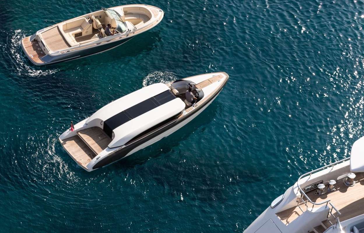 a person in a boat aboard O'PARI Yacht for Charter