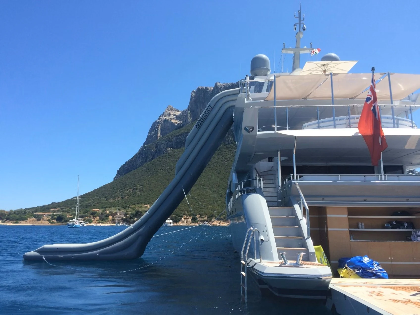 a boat on a body of water aboard 'H Yacht for Charter