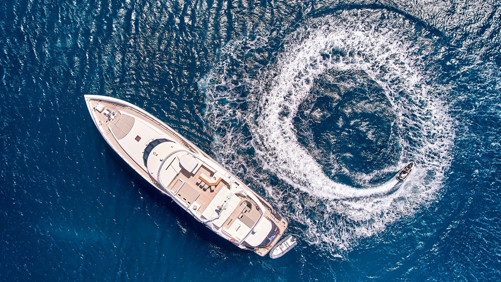 a ship in the water aboard SANJANA Yacht for Charter
