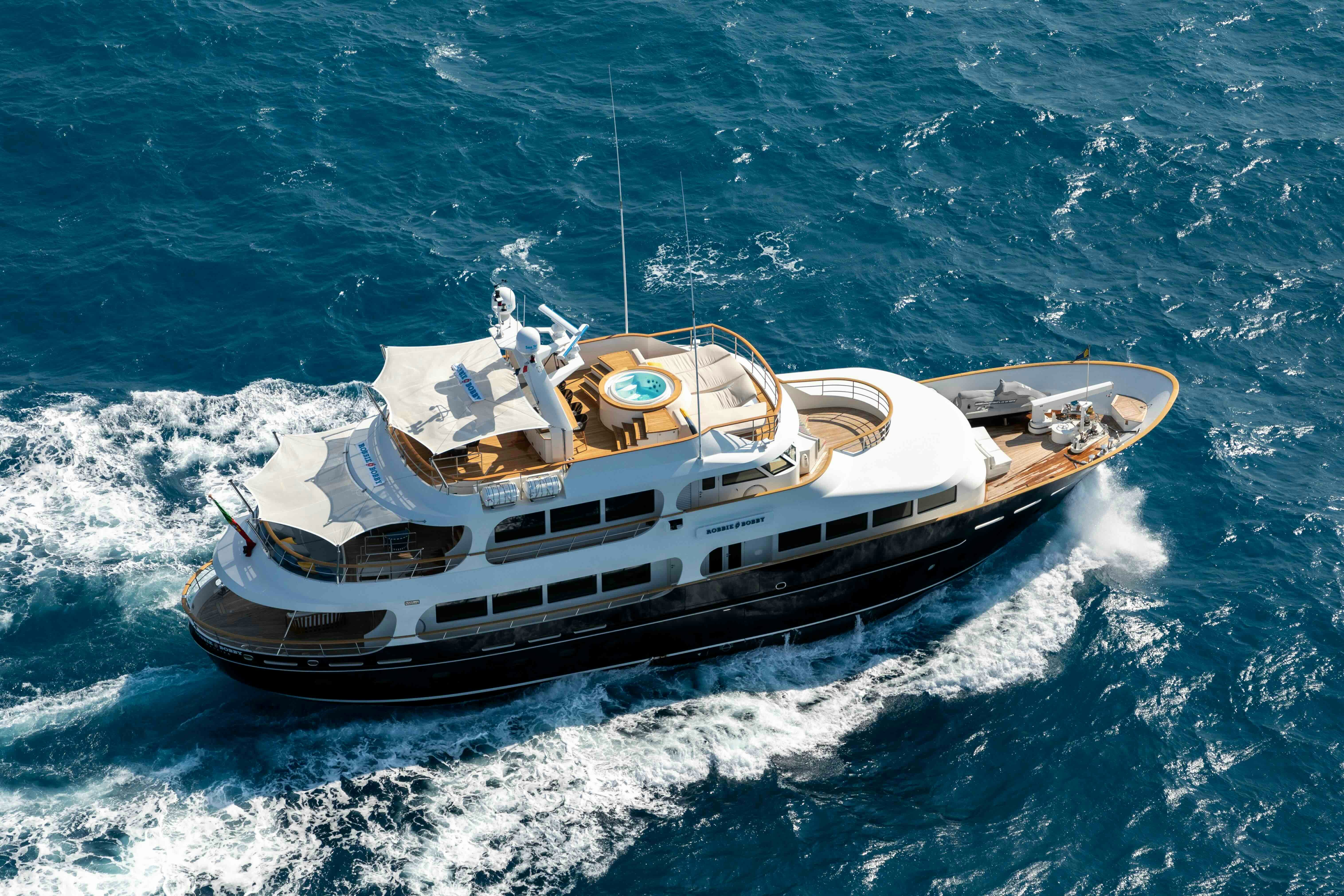 a ship in the water aboard ROBBIE BOBBY Yacht for Sale