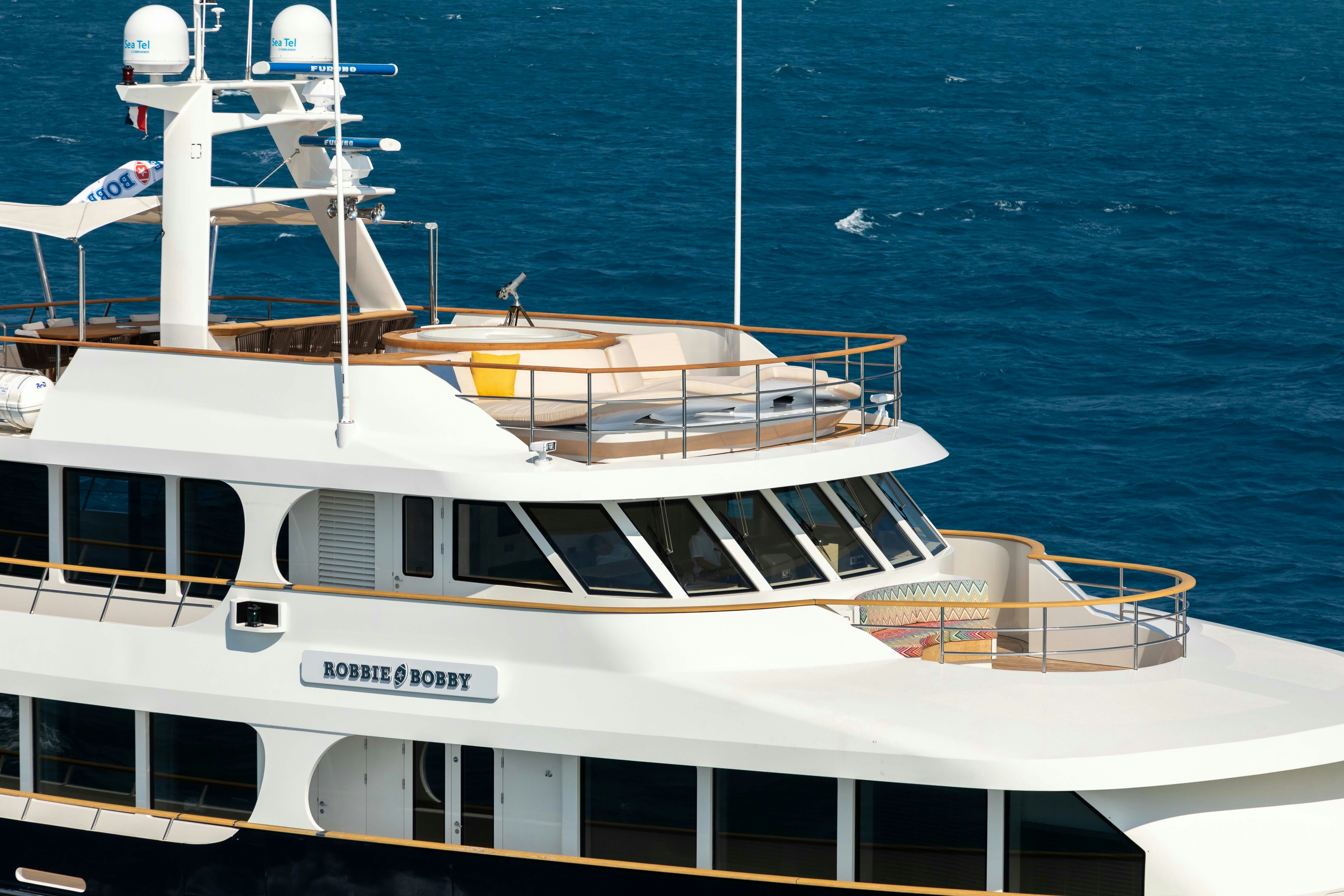 a boat in the water aboard ROBBIE BOBBY Yacht for Sale