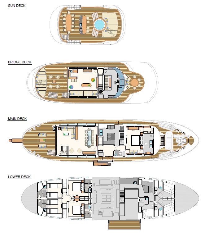 diagram aboard ROBBIE BOBBY Yacht for Sale