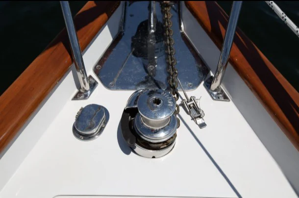 a close-up of a machine aboard SAUCY FOX Yacht for Sale
