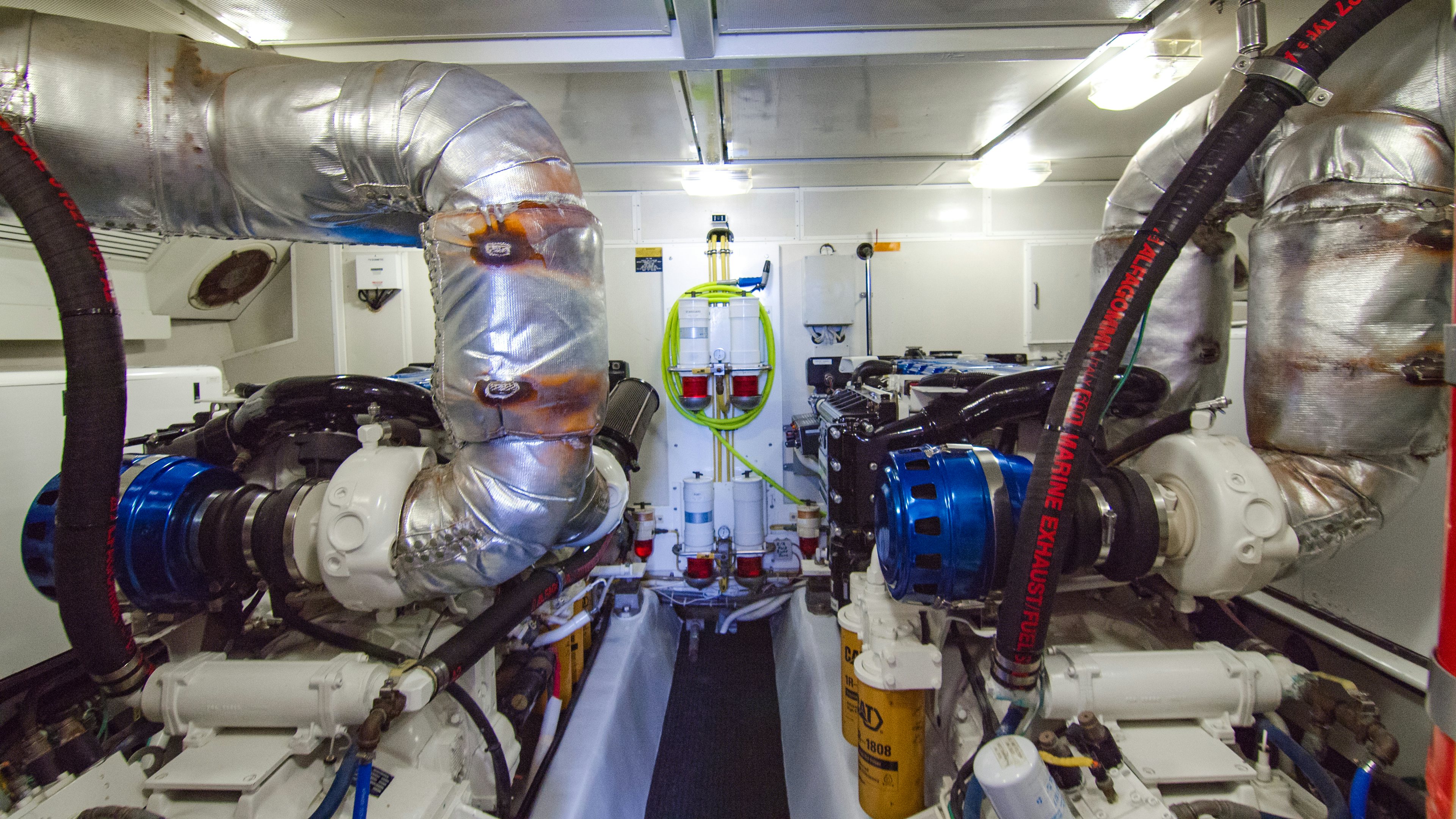 a close-up of a robot aboard YOLO Yacht for Sale